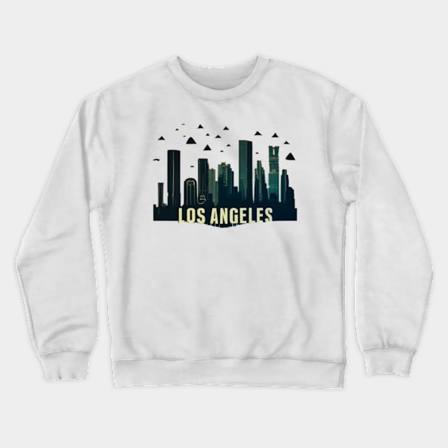 Los Angeles Crewneck Sweatshirt by TshirtMA